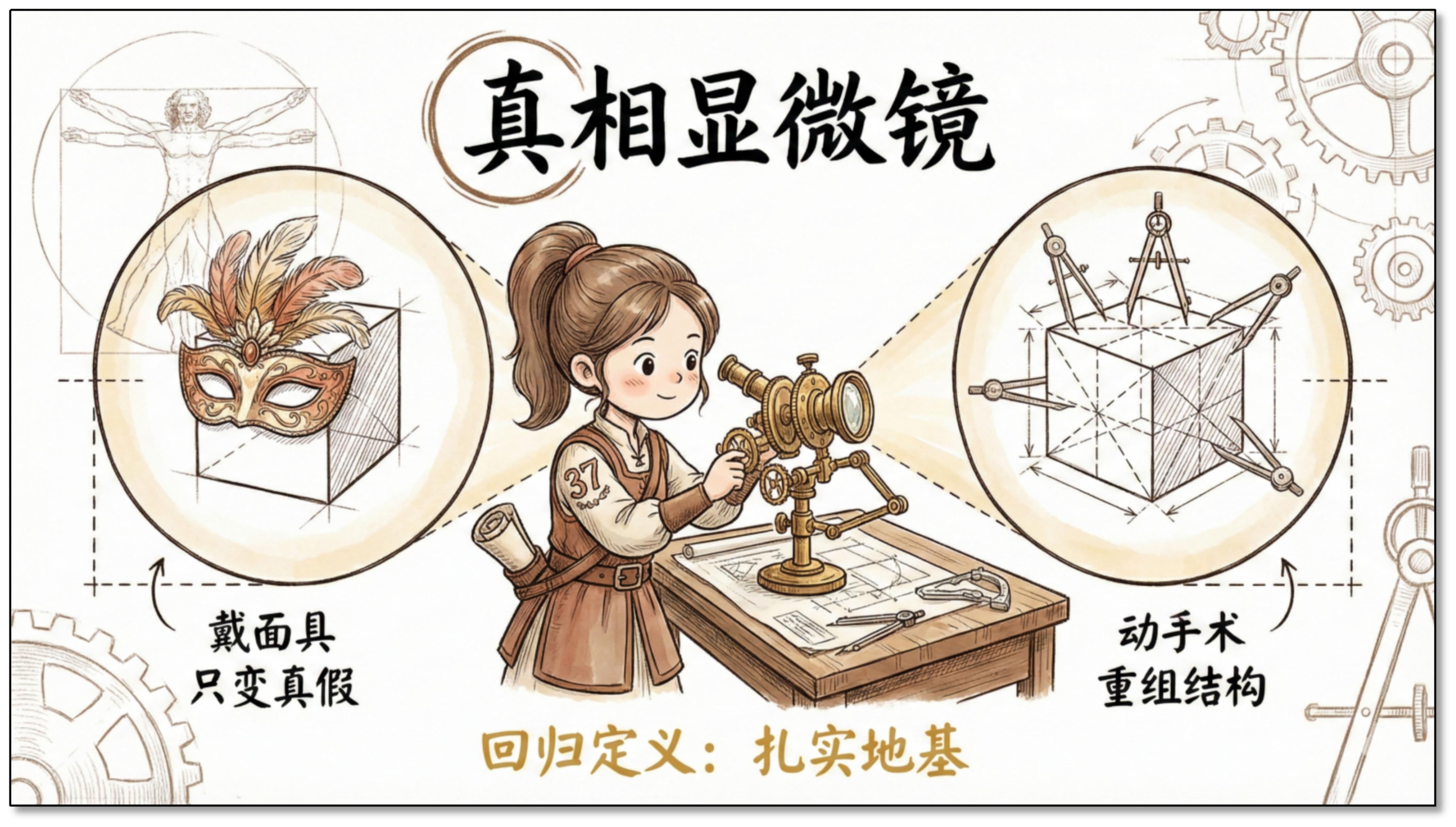 真相显微镜：回归定义，扎实地基。